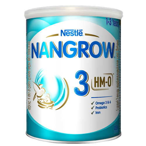 Nestle Nangrow 3 HMO Milk Formula for 1 to 3 years Children, 400g Tin