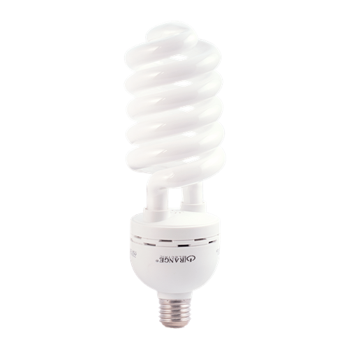 ORANGE Compact Flourecent Light Bulb 55W CFL Spiral Type High Power-Edison Screw E27 Daylight 6500K
