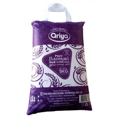 Ariya Pure Basmathi 5Kg(Purple)