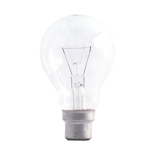 Wireman 60Watt 230V Pin-Type GLS Bulb (Clear)