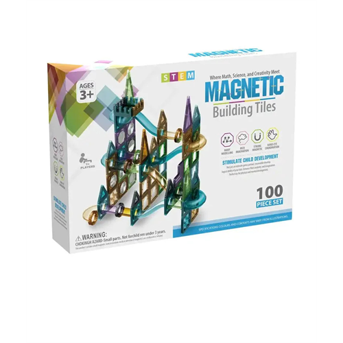 STEM Educational Magnetic Building Tiles Toy D002