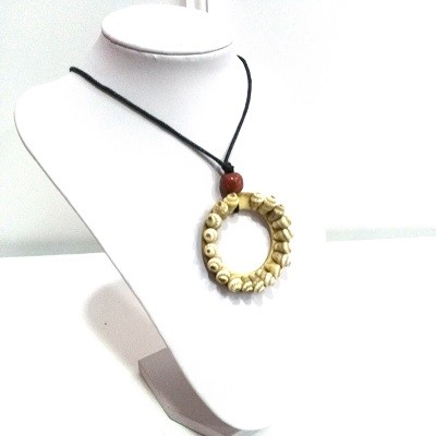 Pendant necklace (coconut shell 0026 sea Shell )