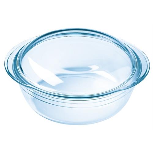 ROUND CASSAROLE WITH GLASS LID - 1.6L - 204AC