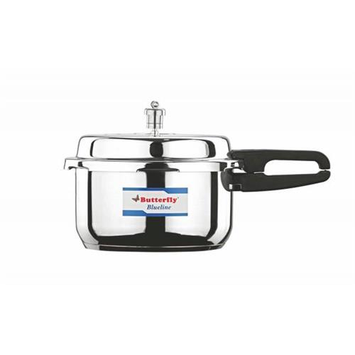 S/S PRESSURE COOKER - BLUELINE -5L