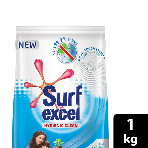 Surf Excel Hygienic Clean Detergent Powder 1Kg - UL