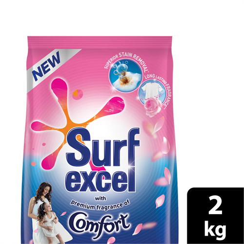 Surf Excel With Comfort Laundry Detergent Powder 2kg - UL