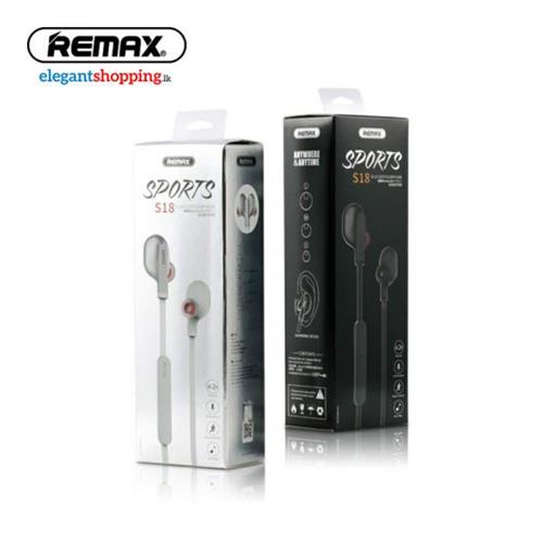 Remax RB-S18 Sport Bluetooth Earphone Stereo in Ear Headphones Magnetic Headset