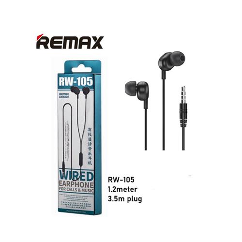 Remax RW-106 New Music In-Ear Earphone with HD Mic - RW-106