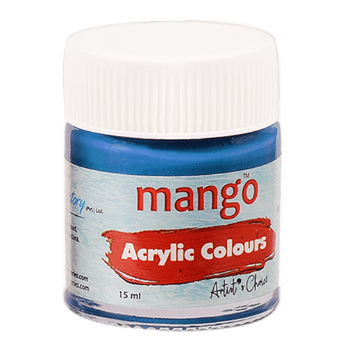 MANGO ACRYLIC PAINT 15ML - CERULEAN BLUE (210)