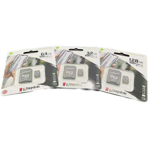 Kingston Select Plus Micro SD Card 100MB/s