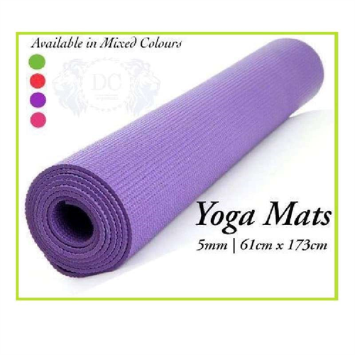 Yoga Mat - 5mm with Free Bag Non Slip Washable