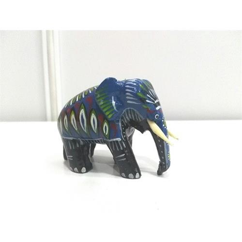 Wooden Elephant (Batik Style) Ornament