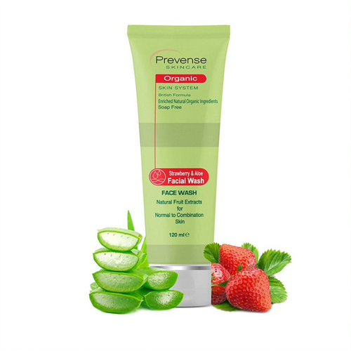 Prevense Strawberry and Aloe Face Wash for normal to combination skin - 120ml