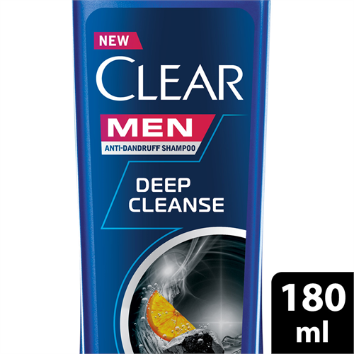 Clear Men Deep Cleanse Shampoo 180ml - UL