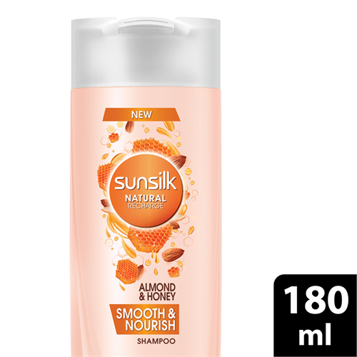 Sunsilk Smooth and Nourish Almond Honey Shampoo 180ml - UL