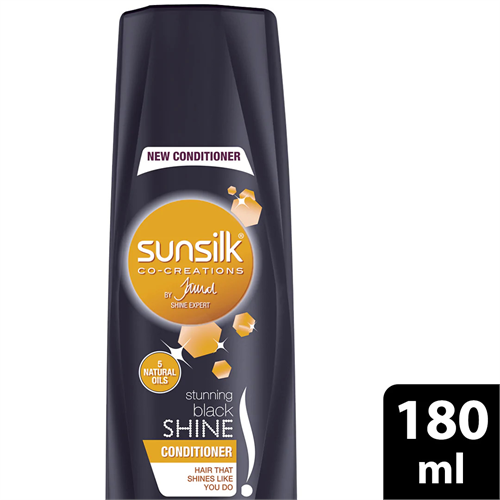 Sunsilk Stunning Black Shine Conditioner 180ml - UL
