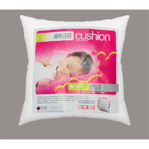 CUSHION SUPER PEACH WHITE 30'' X 30''