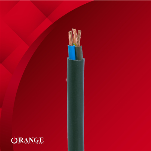 Orange 30/0.25mm Cu/PVC/PVC - 3 Core Flexible (1.5mm2) 500m