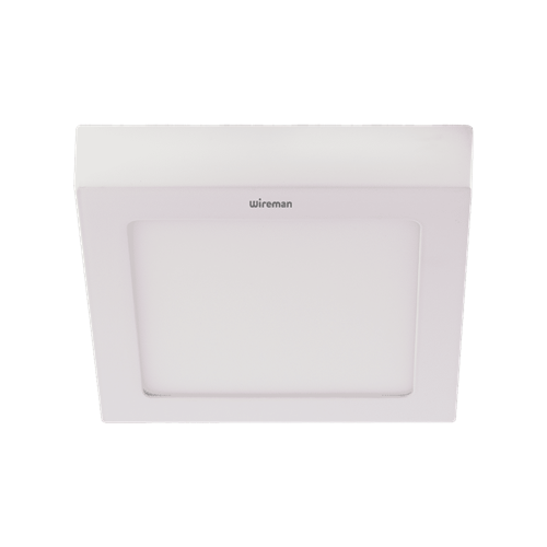 Wireman LED 12W Slim Surface Square Panel Light - Daylight