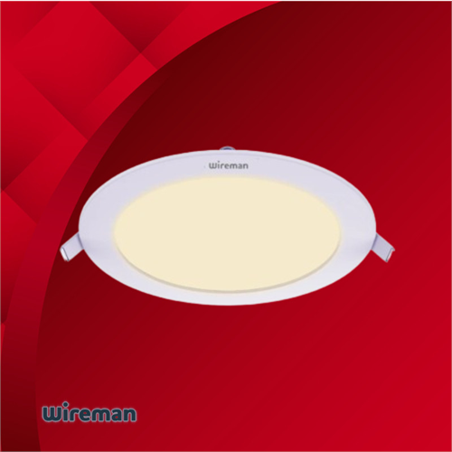 Wireman LED 18W Circle Recessed Warm White Panel Light