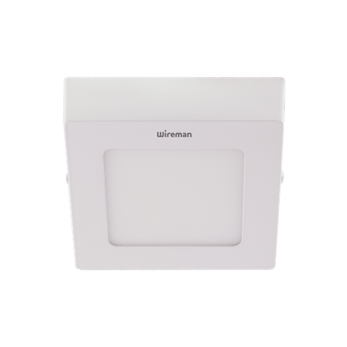 Wireman LED 6W Slim Surface Square Panel Light - Daylight