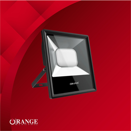 Orange 100W Warm White LED Flood Light Outdoor Light IP66 Standard - 3000K