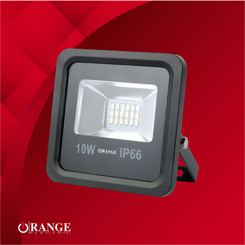 Orange 10W Daylight LED Outdoor Flood Light IP66 Standard - 6500K