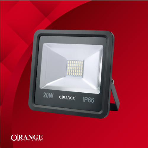 Orange 20W Daylight LED Outdoor Flood Light IP66 Standard - 6500K