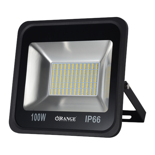 Orange LED 100W Outdoor Flood Light IP66 Standard - Daylight 6500K