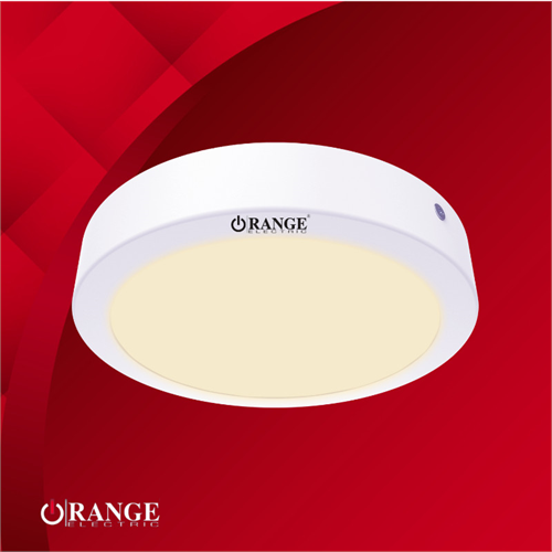 Orange LED 18W Surface Circular Frame Warm White Panel Light 3000K with Driver Unit