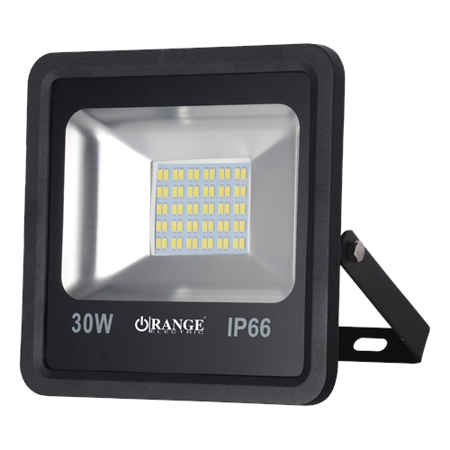 Orange LED 30W Outdoor Flood Light IP66 Standard - Daylight 6500K
