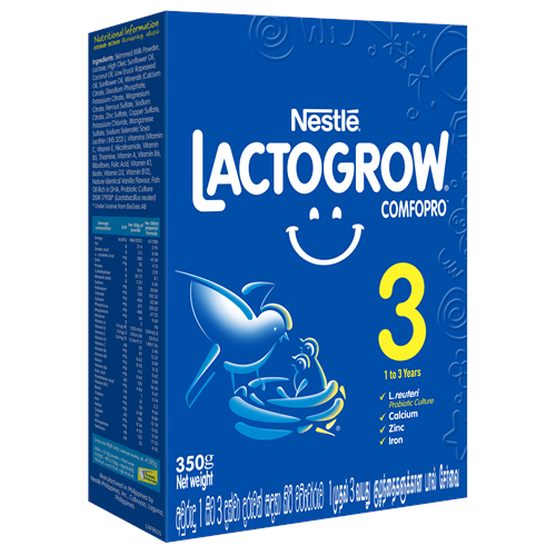 Nestle Lactogrow Comfopro 3 (1 To 3 Years) 300 G