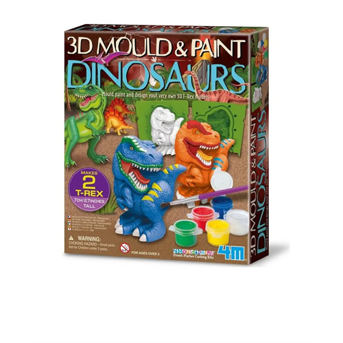 Mould and Paint 3D Dinosaur