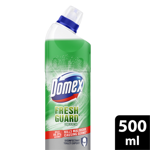 Domex Fresh Guard Lime Fresh Toilet Cleaner 500ml - UL