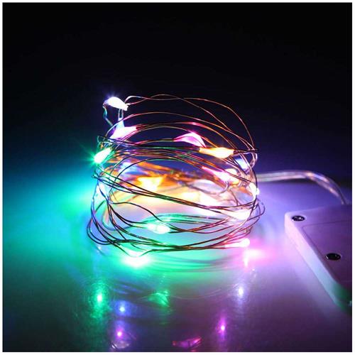 Christmas Light Fairy Lights - 1m - Multi Colour