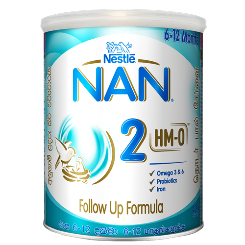 Nestle NAN 2 HMO Follow Up Formula with Iron - 6-12 Months, 400g Tin