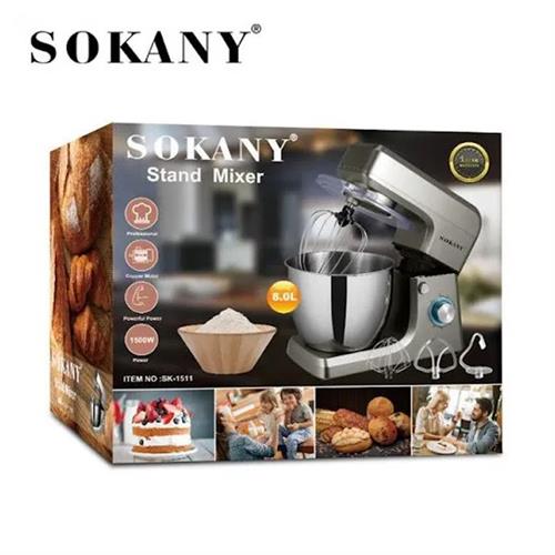 Sokany Stand Dough Mixer 8.0L 1400W SK-1511