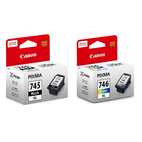 Canon 745XL Black Cartridge 0026 746XL Colour Cartridge Combo Pack