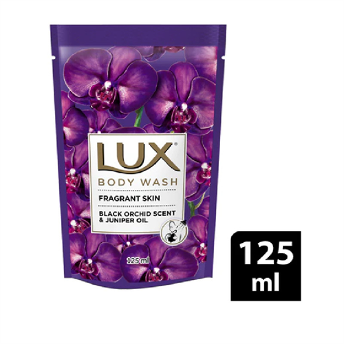 Lux Fragrant Skin Black Orchid Scent Juniper Oil Bodywash 125ml - UL