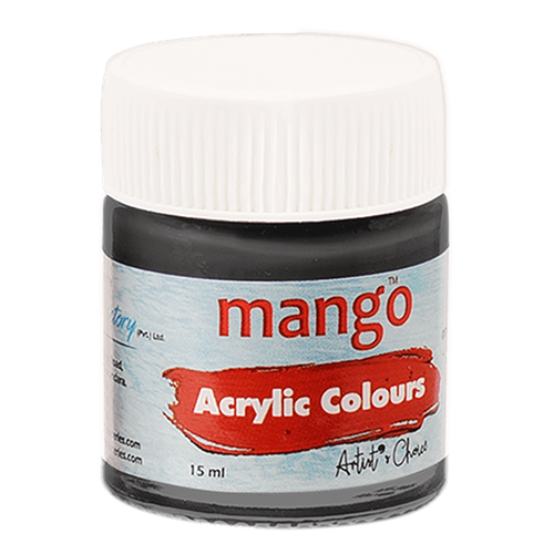 MANGO ACRYLIC PAINT 15ML - BLACK (028)PM000288