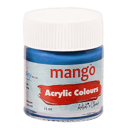 MANGO ACRYLIC PAINT 15ML - CERULEAN BLUE (210)PM000282