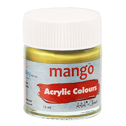 MANGO ACRYLIC PAINT 15ML- GOLD PM000301