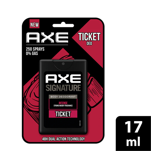 Axe Signature Intense Ticket Perfume 17ml - UL