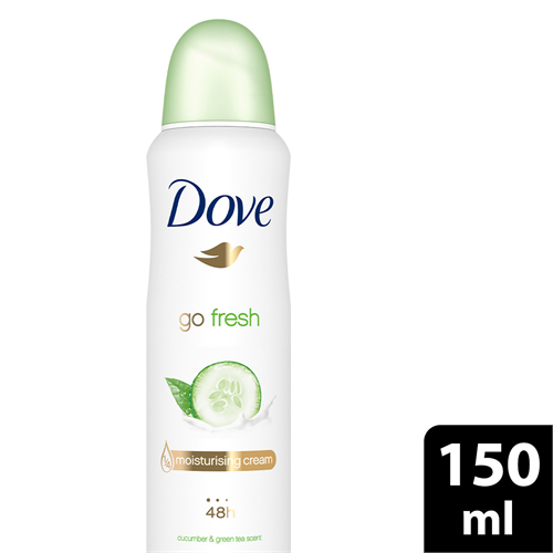 Dove Go Fresh Cucumber Green Deodorant Body Spray 150ml - UL
