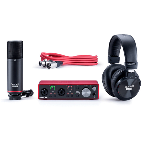 Yamaha Audio Interface Focusrite Scarlett 2i2 Studio Bundle