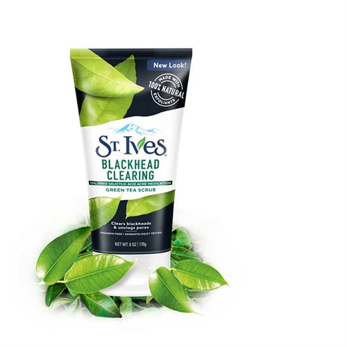 St.Ives Green Tea Blackhead Clearing Face Scrub 170g - UL