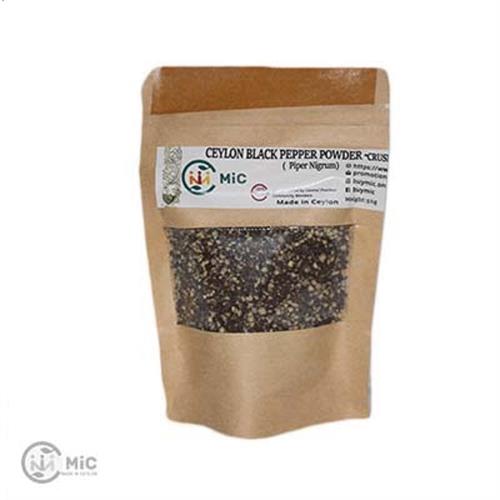 MiC Black pepper powder(crushed) pack - 100g