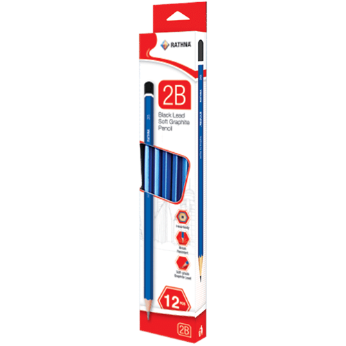 RATHNA 2B PENCIL 12 PCS PACK PM00005