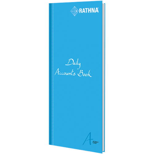 RATHNA DAILY ACCOUNTS BOOK A4 LONG 120P PM000068