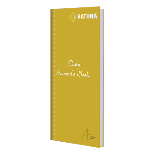 RATHNA DAILY ACCOUNTS BOOK A4 LONG 320P PM000072